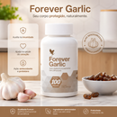 Forever Garlic® Living | Óleo de Alho Inodoro com Zinco, Selênio e Vitamina D3 (100 Cápsulas)