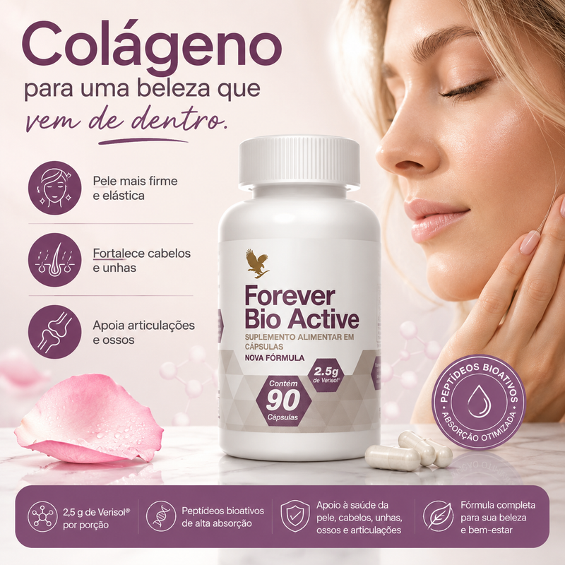 Colageno + Vitamina C - Forever Bio Active