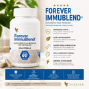 Forever ImmuBlend® Living | Suplemento para Imunidade com Curcumina, Lisina, Vitamina C e D (60 Cápsulas)