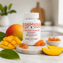 Vitamina em Goma Vegana Forever Immune Gummy® | Multivitamínico Infantil e Adulto Sabor Manga (60 Gomas)