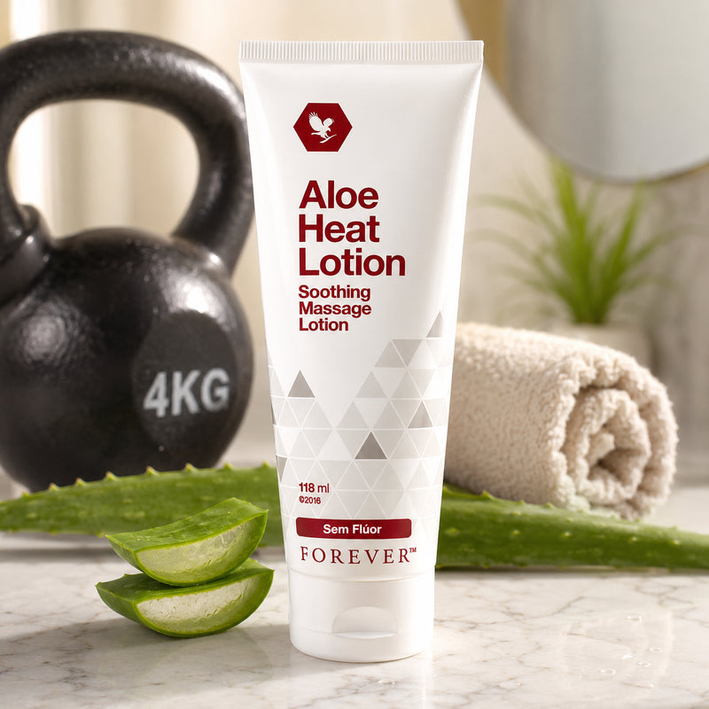 Loção para Dor Muscular e Contusão Doutorzinho Aloe Vera Heat Lotion