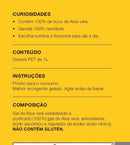 Aloe Vera Gel Puro 1 LT - Nova Embalagem